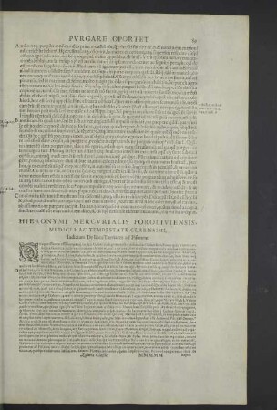 Hieronymi mercurialis forolivensis.