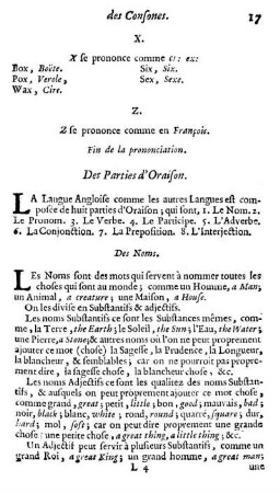 Des parties d'Oraison