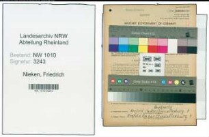 Entnazifizierung Friedrich Nieken , geb. 14.11.1900 (Haendler)
