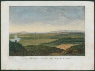 Vue générale de Paris, prise des hauteurs de Meudon.