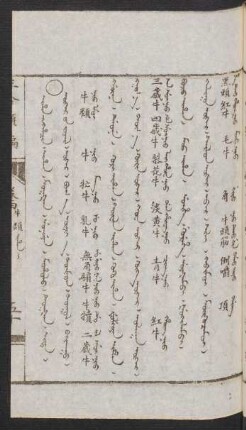 Ihan i hacin = Üker-ün jüil [Vugar uv jujil] = 牛類