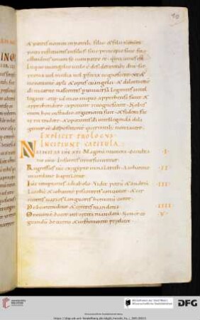 Capitulatio in evangelium Matthaei