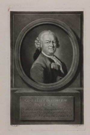 Bildnis des Gottlieb Wilhelm Rabener