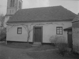 Friedrichswalde-Ottendorf (Kr.Pirna). Ortsteil Ottendorf, FFW Funktionsgebäude. Straßenansicht
