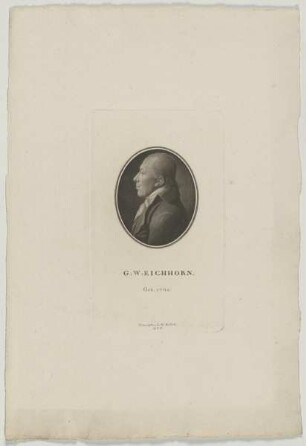 Bildnis des G: W: Eichhorn