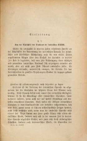 Handbuch der lateinischen Stilistik