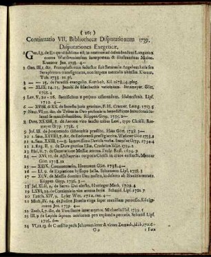 Disputationes Exegeticæ.