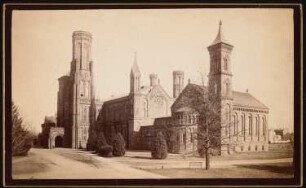 Schloss / Schule in England oder USA: Ansicht eines Schul- oder Schloss-Gebäudekomplexes
