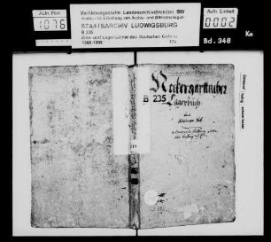 Kommende Heilbronn: Lagerbuch zu Neckargartach
