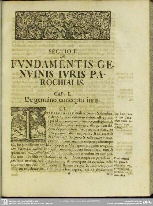 Sectio I. De Fundamentis Genuinis Iuris Parochialis