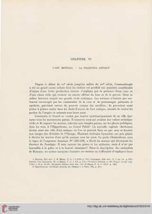 Chapitre VI: L'Art Impérial – La tradition antique
