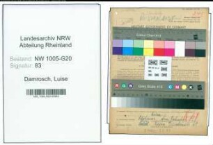 Entnazifizierung Luise Damrosch , geb. 08.10.1900 ()