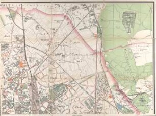 Plan der Stadt Düsseldorf