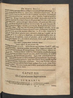 Caput XII. De Capitulatione Imperatoria
