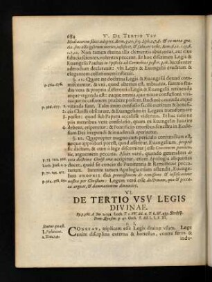 684-691, VI. De Tertio Usu Legis Divinae