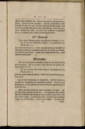 IIIter Einwurff. - IVter Einwurff.
