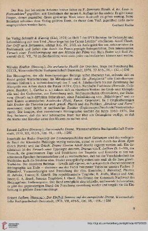 22: [Rezension von: Wilhelm Kraiker (Hrsg.), Die archaische Plastik der Griechen]