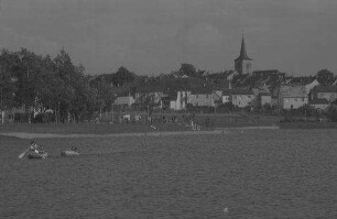Weißenstadt: Egersee [Weißenstädter See], mit Ort