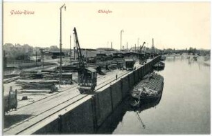 Gröba. Elbhafen