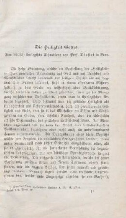 3-63 Die Heiligkeit Gottes