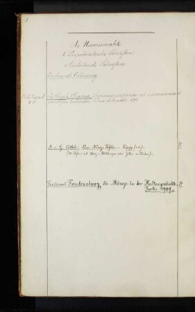 1. Einleitende Schriften.