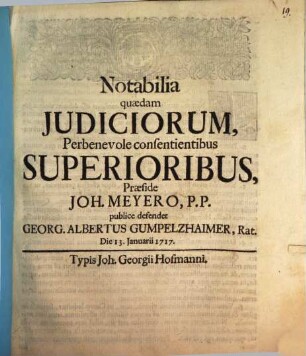 Notabilia quaedam iudiciorum