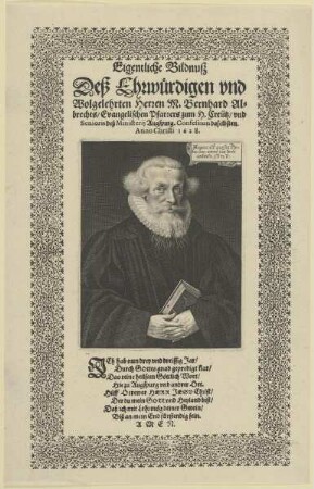 Bildnis des Bernhard Albrechts