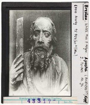 Breslau (Wrocław), Kunstgewerbemuseum: Apostel, Kopf