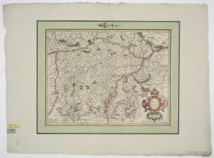Karte von Bayern, 1:630 000, 1627