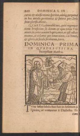 Dominica Prima In Quadragesima ...