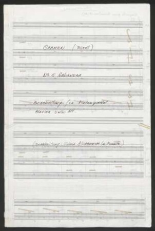 Carmen (Bizet), No 5 Habanera, Bearbeitung für Flötenquartet Klavier und Alt. (Bearbeitung: Silvia Alvarez de la Fuente)