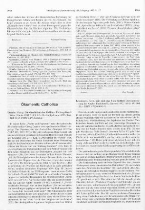 Ökumenik: Catholica