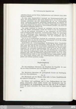 3. Teil Regierungsform