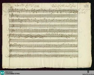 2 Vocal pieces - Mus. Hs. 167
