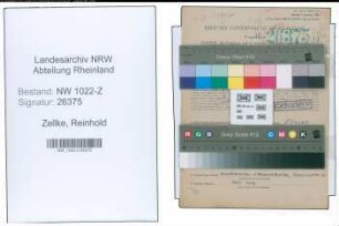 Entnazifizierung Reinhold Zellke , geb. 09.03.1889 (Gastwirt)