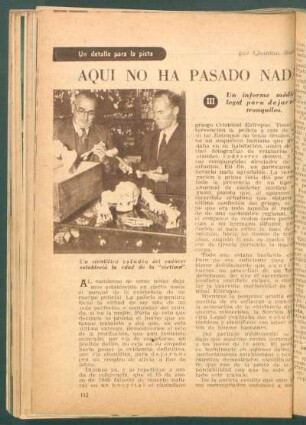 Aquí no ha pasado nada : Un detalle para la pista