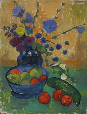 Blaues Stilleben