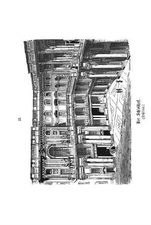 Tafel: Der Schloßhof (Schlüter.)