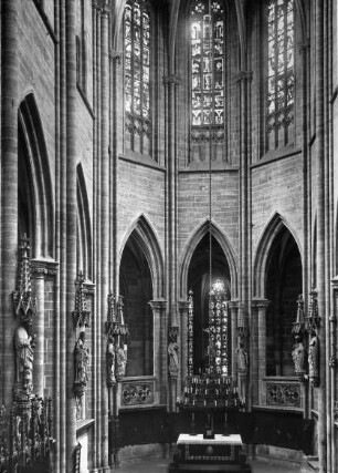 Halberstadt, Dom St. Stephanus und St. Sixtus, Chor nach Osten