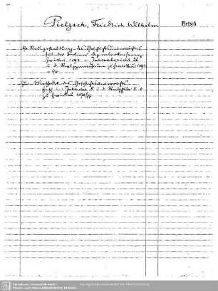 Pietsch, Friedrich (Pietzsch)