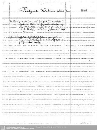 Pietsch, Friedrich (Pietzsch)