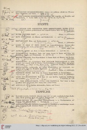 Stoffe (Nr. 351-368)