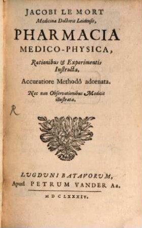 Pharmacia medico-physica