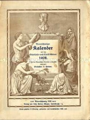 Braunschweiger Kalender auf das Jahr 1928