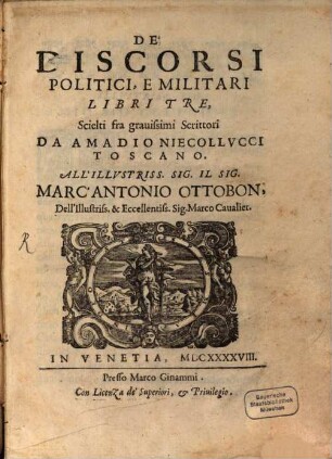 De Discersi politici, e militari libri tre