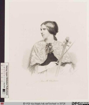 Bildnis Elise (Lisa) Christiani (eig. Barbier)
