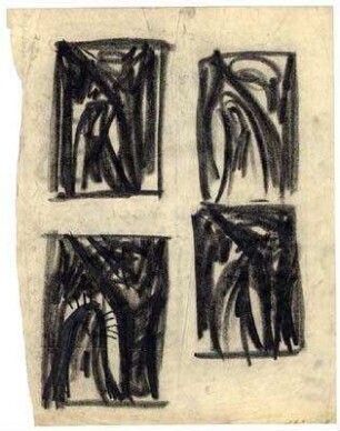 Skizze zu "Der Golem, wie er in die Welt kam" (1920)