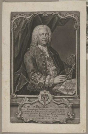 Bildnis des Georgivs Bernhardvs Bilfinger