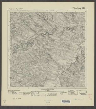 590 Vilsbiburg ; Topographische Karte von Bayern 1:25.000 [Positionsblätter]