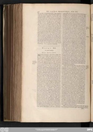 Caput XV. De Sacris Ordinibus.